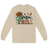 Mushroom raisin hell cowboy cactus Long Sleeve Tee - MaliasSmallBusiness