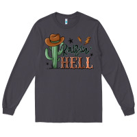 Smoke raisin hell cowboy cactus Long Sleeve Tee - MaliasSmallBusiness