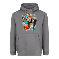Storm Happy Easter Day Rodeo Heavyweight Hoodie - NancyCooperArtShop