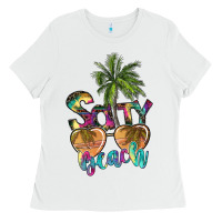 White salty beach Ladies Tee - SublimationCraftShop