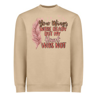 Mushroom your wings were ready but my heart was not Heavyweight Sweatshirt - MaliasSmallBusiness