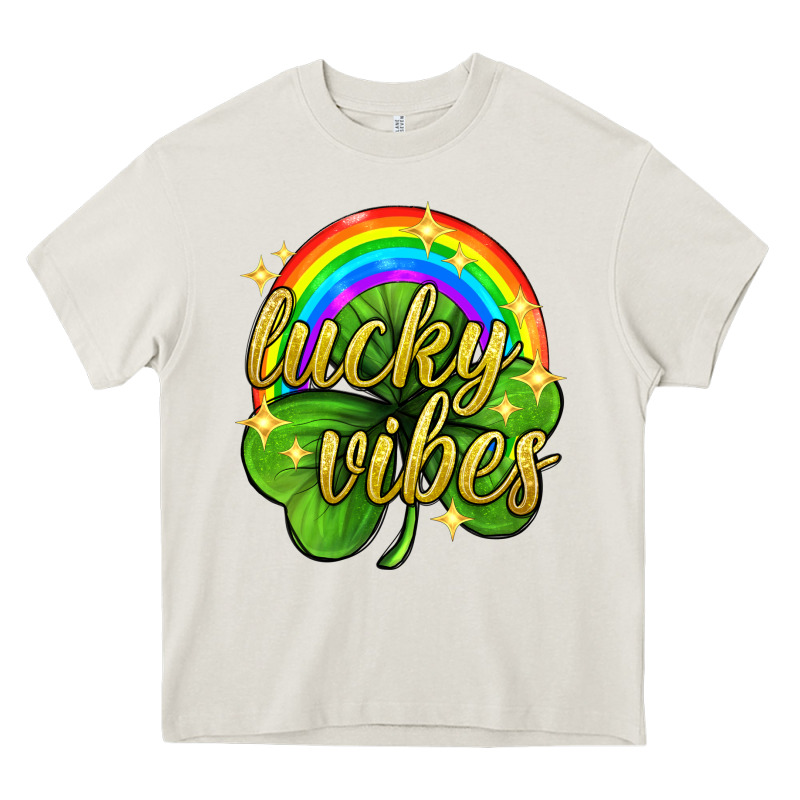 Lucky Vibes St. Patricks Day Heavy Core Tee by Neo Western | Teevron