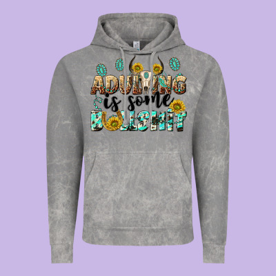 Adulting Is Some Bullshit Vintage Hoodie Designed By Nancycooperartshop