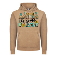 Vintage Coffee adulting is some bullshit Vintage Hoodie - NancyCooperArtShop