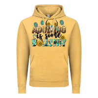 Vintage Mustard adulting is some bullshit Vintage Hoodie - NancyCooperArtShop