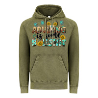 Vintage Olive adulting is some bullshit Vintage Hoodie - NancyCooperArtShop