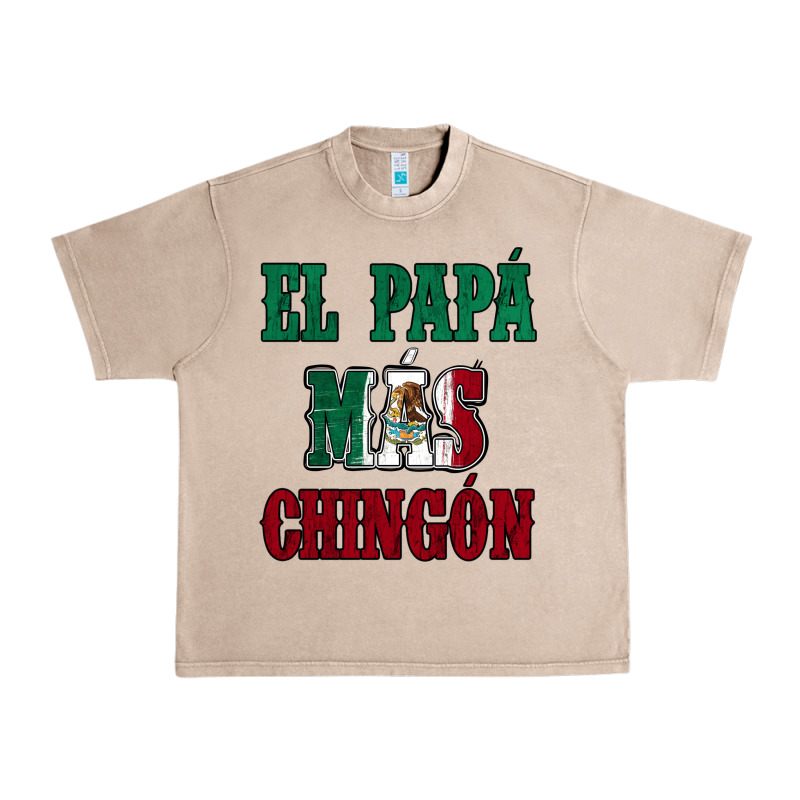 El Papa Mas Chingon Mexican Flag Urban Heavy Tee by Jasminsmagicworld | Teevron
