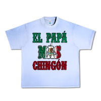 Grape Ice El Papa Mas Chingon Mexican Flag Urban Heavy Tee - Jasminsmagicworld