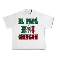Lunar Rock El Papa Mas Chingon Mexican Flag Urban Heavy Tee - Jasminsmagicworld