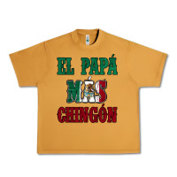 Peanut Butter El Papa Mas Chingon Mexican Flag Urban Heavy Tee - Jasminsmagicworld