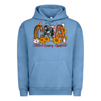 Pigment Pebble Blue Cna Certified Nursing Assistant Urban Hoodie - FaDigitalArtStudio