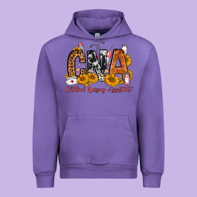 Cna Certified Nursing Assistant Urban Hoodie Designed By Fadigitalartstudio