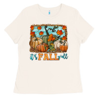 Bone it's fall y'all Ladies Tee - HRA Design Shop