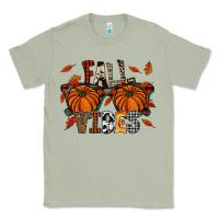 Matcha autumn style with pumpkins Classic Tee - CowhideDigitalArt