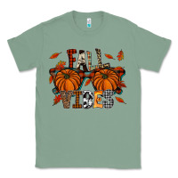 Sage autumn style with pumpkins Classic Tee - CowhideDigitalArt