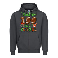 Smoke i tackled 100 days of school Zipper Hoodie - Artiststas