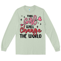 Matcha this girl will change the world Long Sleeve Tee - MaliasSmallBusiness