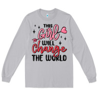 Moon Dust this girl will change the world Long Sleeve Tee - MaliasSmallBusiness
