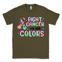 Army Green fight cancer in all colors Classic Tee - MaliasSmallBusiness