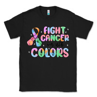 Black fight cancer in all colors Classic Tee - MaliasSmallBusiness
