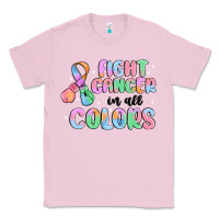 Bubblegum Pink fight cancer in all colors Classic Tee - MaliasSmallBusiness