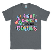 Charcoal Heather fight cancer in all colors Classic Tee - MaliasSmallBusiness