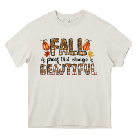 Cream Fall Heavy Core Tee - CowhideDigitalArt