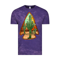 Cloud Purple desert cactus arrowhead Vintage Tee - Jasminsmagicworld