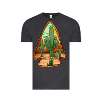 Vintage Black desert cactus arrowhead Vintage Tee - Jasminsmagicworld