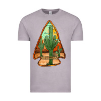 Vintage Zinc desert cactus arrowhead Vintage Tee - Jasminsmagicworld