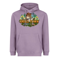 Lavender Small town Easter Day Heavyweight Hoodie - NancyCooperArtShop