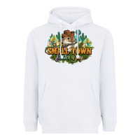 White Small town Easter Day Heavyweight Hoodie - NancyCooperArtShop