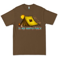 Cacao camping is my happy place Premium Tee - CowhideDigitalArt