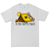 Dove Grey camping is my happy place Premium Tee - CowhideDigitalArt