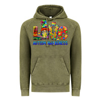Vintage Olive autism awareness love Vintage Hoodie - BarkalooDesign