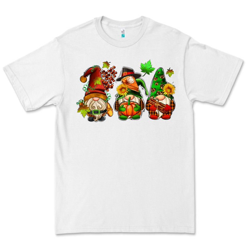 Fall Gnomes With Pumpkin Pie Premium Tee by AdoDesignShop | Teevron