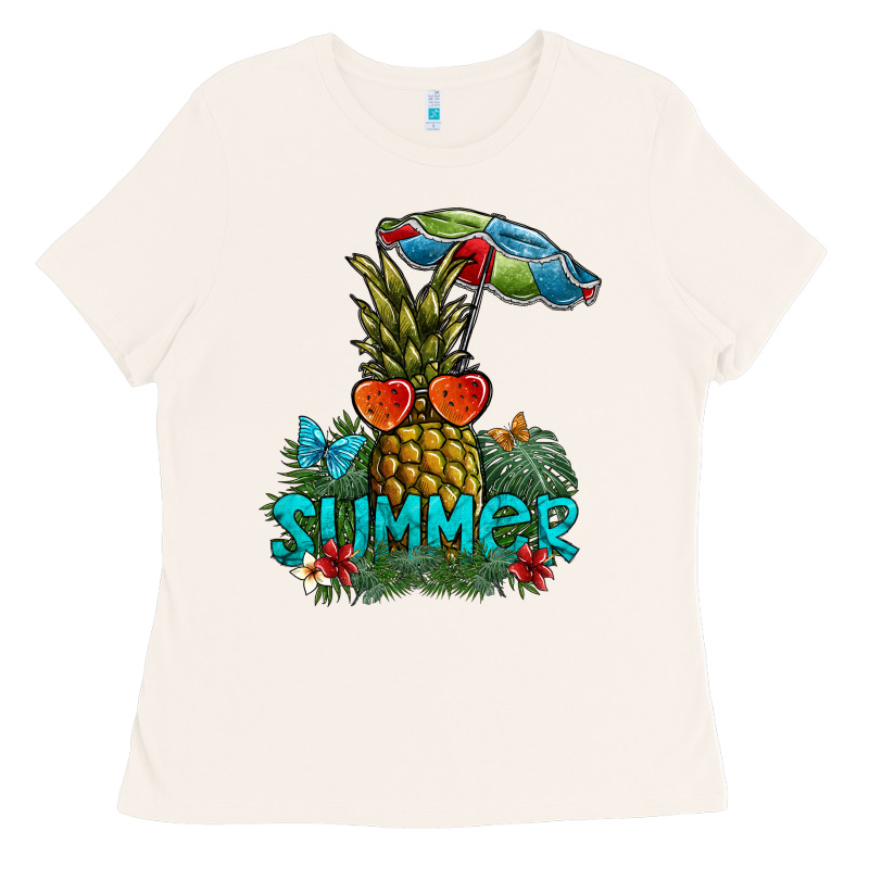 Summer Ladies Tee by SublimationCraftShop | Teevron