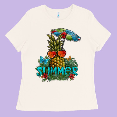 Summer Ladies Tee Designed By Sublimationcraftshop