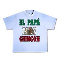 Grape Ice El Papa Mas Chingon Mexican Flag Urban Heavy Tee - Jasminsmagicworld