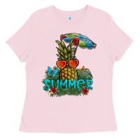 Bubblegum Pink summer Ladies Tee - SublimationCraftShop