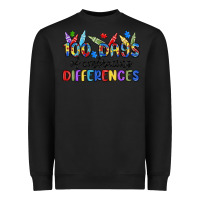 Black 100 days of embracing differences Heavyweight Sweatshirt - MaliasSmallBusiness