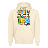 Sandshell pushing my teacher's buttons for 100 days Zipper Hoodie - Artiststas