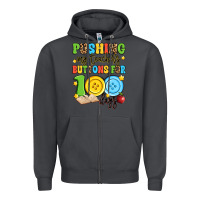 Smoke pushing my teacher's buttons for 100 days Zipper Hoodie - Artiststas