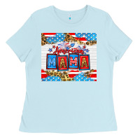 Baby Blue American Mama 20oz tumbler Ladies Tee - Neo Western