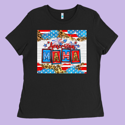 American Mama 20oz Tumbler Ladies Tee Designed By Neo Western