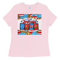Bubblegum Pink American Mama 20oz tumbler Ladies Tee - Neo Western
