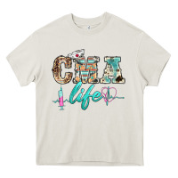 Cream western nurse cma life Heavy Core Tee - BarkalooDesign