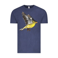 Vintage Denim Flying American Goldfinch Vintage Tee - LillyAllenDesigns