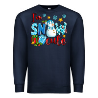 Navy i'm snow cute Premium Sweatshirt - texasbilliewilder