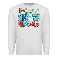 Oatmeal Heather i'm snow cute Premium Sweatshirt - texasbilliewilder
